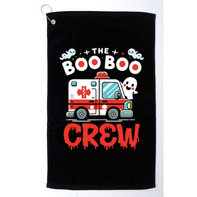 The Boo Boo Crew Ambulance Driver Paramedics Ems Halloween Platinum Collection Golf Towel