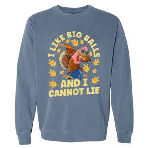 Thanksgiving Bowl Bowler Strike Pin Sport Turkey Bowling Gift Garment-Dyed Sweatshirt