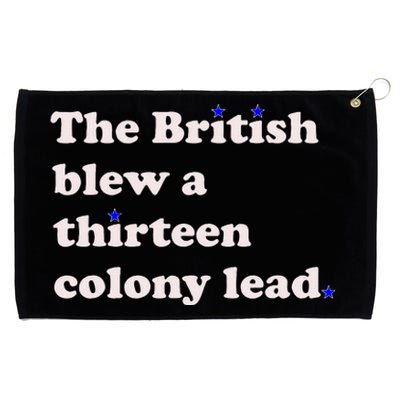 The British Blew A Thirteen Colony Lead Grommeted Golf Towel