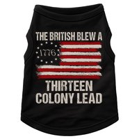 The British Blew A 13 Colony Lead Funny 4th Of July Funny Doggie Tank