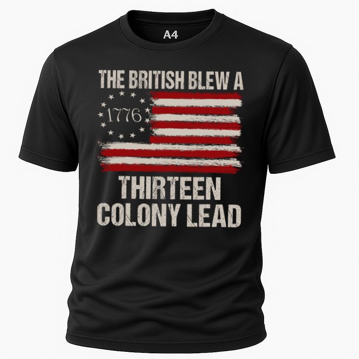 The British Blew A 13 Colony Lead Funny 4th Of July Funny Performance Shirt