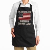 The British Blew A 13 Colony Lead Funny 4th Of July Funny Apron