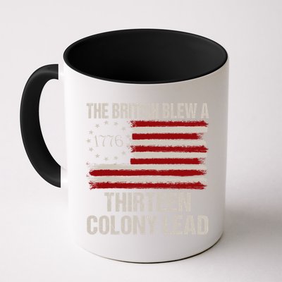 The British Blew A 13 Colony Lead Funny 4th Of July Funny Mug