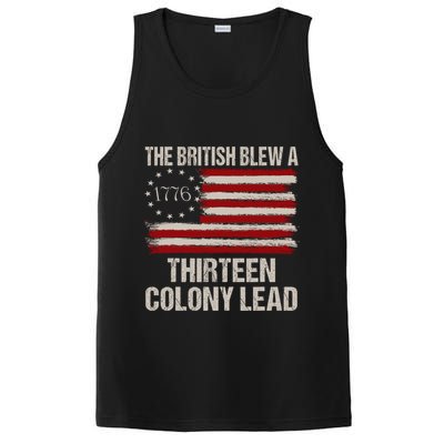 The British Blew A 13 Colony Lead Funny 4th Of July Funny PosiCharge Competitor Tank