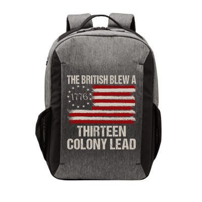 The British Blew A 13 Colony Lead Funny 4th Of July Funny Vector Backpack