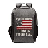 The British Blew A 13 Colony Lead Funny 4th Of July Funny Vector Backpack