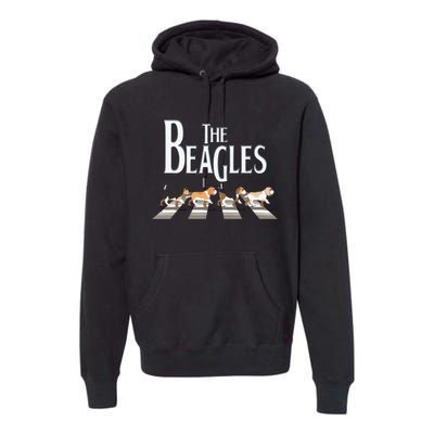 The Beagles, Beagle Dog Funny For Beagle Lovers Premium Hoodie