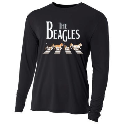 The Beagles, Beagle Dog Funny For Beagle Lovers Cooling Performance Long Sleeve Crew