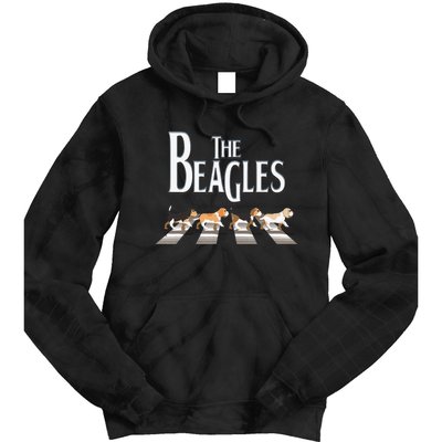 The Beagles, Beagle Dog Funny For Beagle Lovers Tie Dye Hoodie