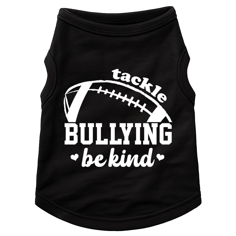 Tackle Bullying Be Kind Football Awareness Doggie Tank