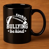 Tackle Bullying Be Kind Football Awareness 11oz C Handle Ceramic Mug