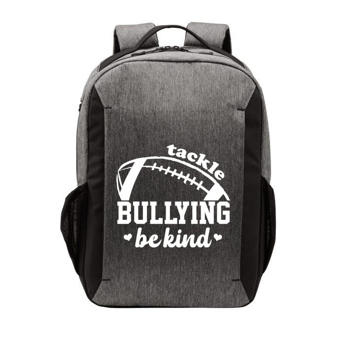 Tackle Bullying Be Kind Football Awareness Vector Backpack