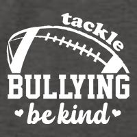 Tackle Bullying Be Kind Football Awareness Vector Backpack