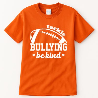 Tackle Bullying Be Kind Football Awareness Tall T-Shirt