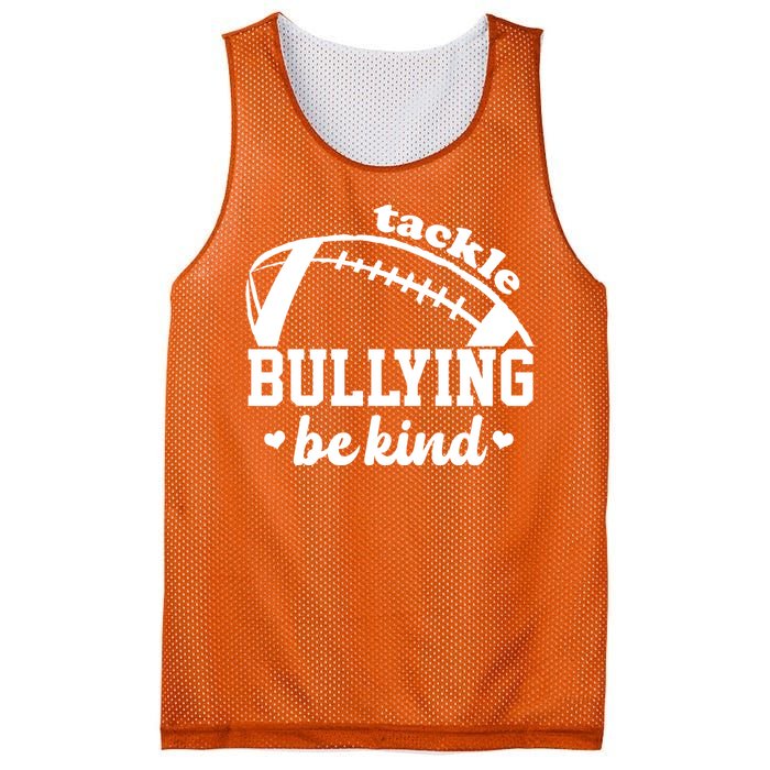 Tackle Bullying Be Kind Football Awareness Mesh Reversible Basketball Jersey Tank