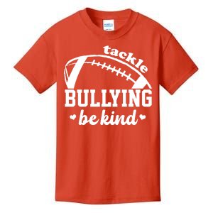 Tackle Bullying Be Kind Football Awareness Kids T-Shirt