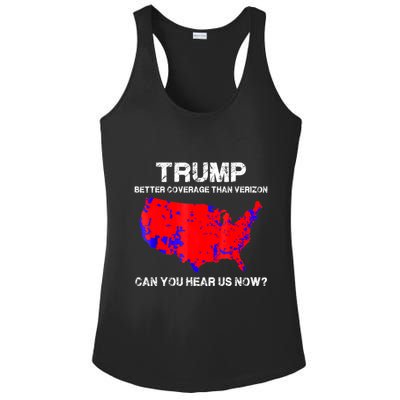 Trump Better Coverage Than Verizon Can You Hear Us Now Ladies PosiCharge Competitor Racerback Tank