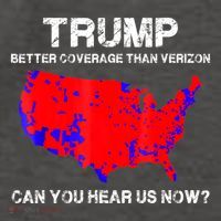 Trump Better Coverage Than Verizon Can You Hear Us Now Vector Backpack
