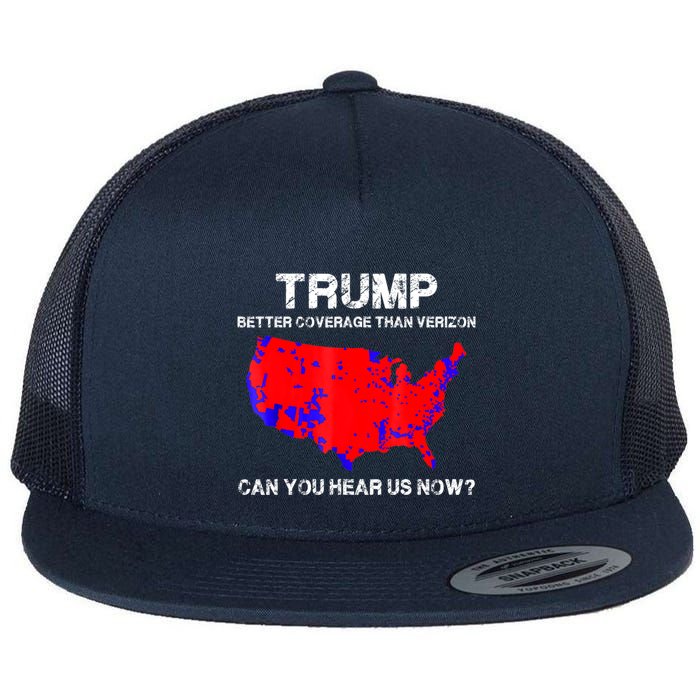 Trump Better Coverage Than Verizon Can You Hear Us Now Flatbill Hat
