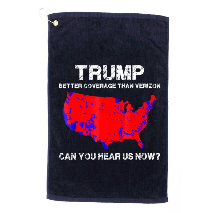 Trump Better Coverage Than Verizon Can You Hear Us Now Golf Towel