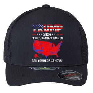 Trump Better Coverage Than 5g Can You Hear Us Now Flexfit Unipanel Trucker Cap