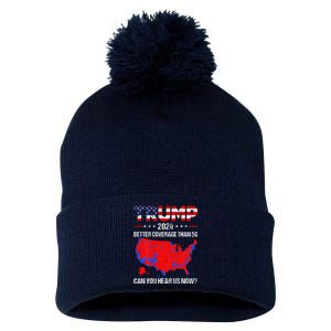 Trump Better Coverage Than 5g Can You Hear Us Now Pom Pom 12in Knit Beanie