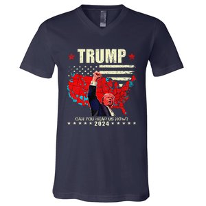 Trump Better Coverage Than 5g Can You Hear Us Now Politics V-Neck T-Shirt