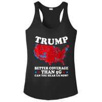 Trump Better Coverage Than 5g Can You Hear Us Now Map 2024 Election Ladies PosiCharge Competitor Racerback Tank