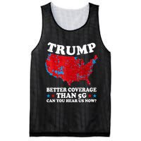 Trump Better Coverage Than 5g Can You Hear Us Now Map 2024 Election Mesh Reversible Basketball Jersey Tank