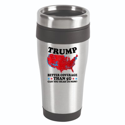 Trump Better Coverage Than 5g Can You Hear Us Now Map 2024 Election 16oz Travel Tumbler
