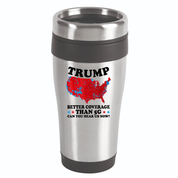 Trump Better Coverage Than 5g Can You Hear Us Now Map 2024 Election 16oz Travel Tumbler