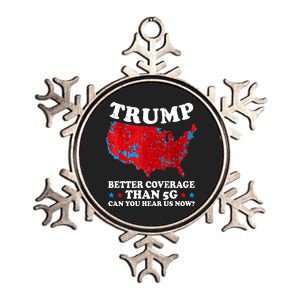 Trump Better Coverage Than 5g Can You Hear Us Now Map 2024 Election Metallic Star Ornament