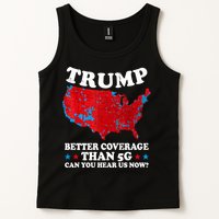 Trump Better Coverage Than 5g Can You Hear Us Now Map 2024 Election Tank Top