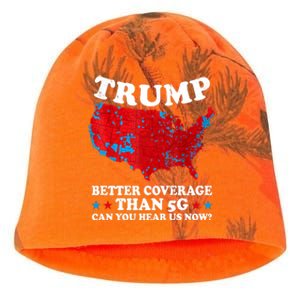 Trump Better Coverage Than 5g Can You Hear Us Now Map 2024 Election Kati - Camo Knit Beanie