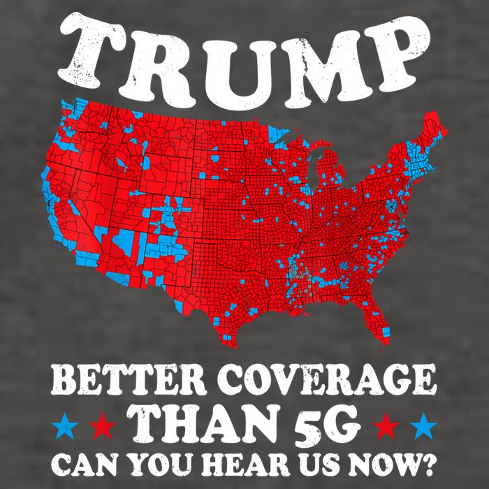 Trump Better Coverage Than 5g Can You Hear Us Now Map 2024 Election Vector Backpack