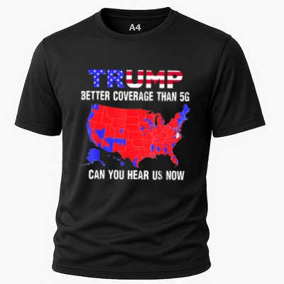 Trump Better Coverage Than 5g Can You Hear Us Now Usa Map Performance Shirt