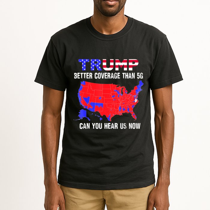 Trump Better Coverage Than 5g Can You Hear Us Now Usa Map Tall T-Shirt