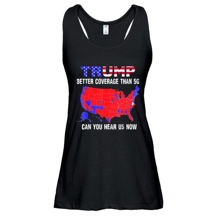Trump Better Coverage Than 5g Can You Hear Us Now Usa Map Ladies Essential Flowy Tank
