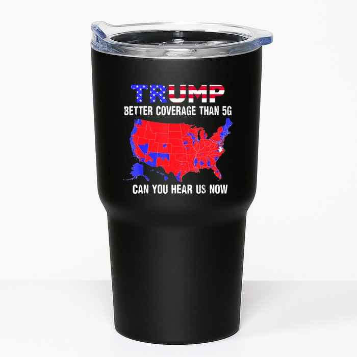Trump Better Coverage Than 5g Can You Hear Us Now Usa Map Tumbler