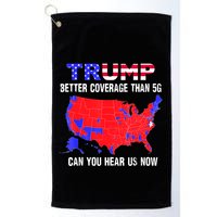 Trump Better Coverage Than 5g Can You Hear Us Now Usa Map Golf Towel