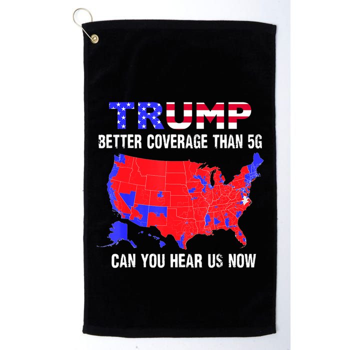 Trump Better Coverage Than 5g Can You Hear Us Now Usa Map Golf Towel