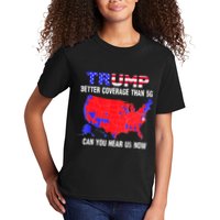 Trump Better Coverage Than 5g Can You Hear Us Now Usa Map Kids T-Shirt