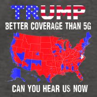 Trump Better Coverage Than 5g Can You Hear Us Now Usa Map Vector Backpack