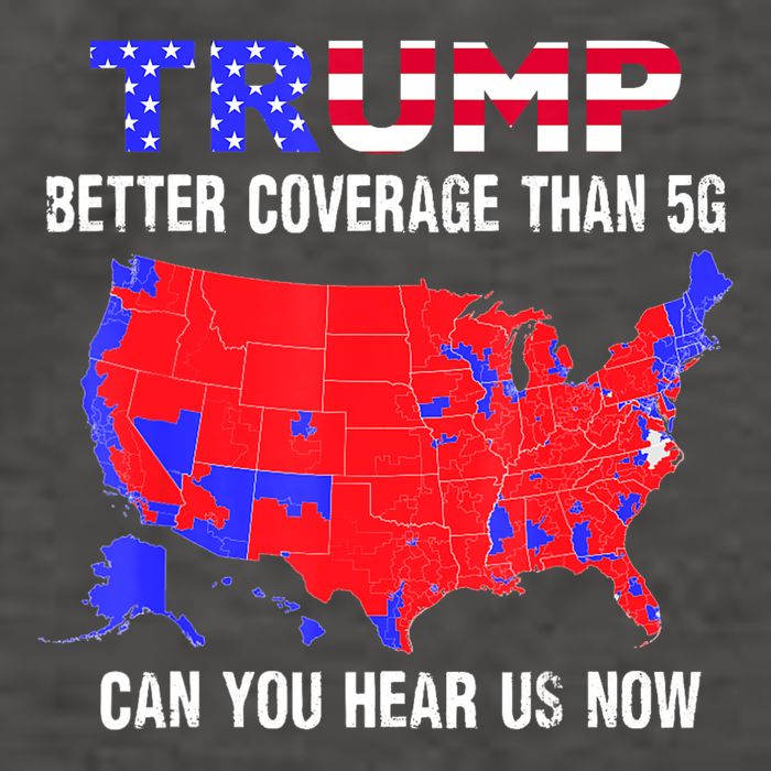 Trump Better Coverage Than 5g Can You Hear Us Now Usa Map Vector Backpack