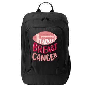 Tackle Breast Cancer Football City Backpack