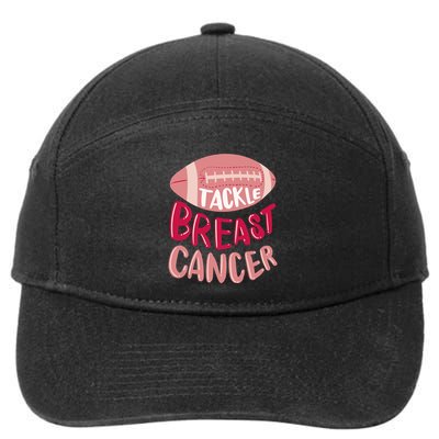 Tackle Breast Cancer Football 7-Panel Snapback Hat