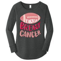 Tackle Breast Cancer Football Women's Perfect Tri Tunic Long Sleeve Shirt