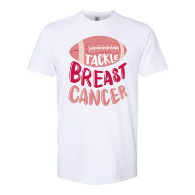 Tackle Breast Cancer Football Softstyle® CVC T-Shirt