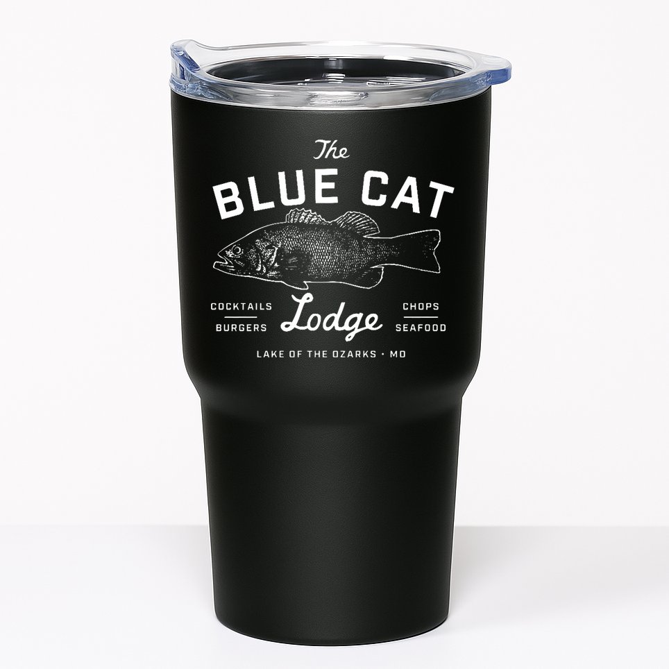 The Blue Cat Lodge Lake Of Ozarks Fish Tumbler