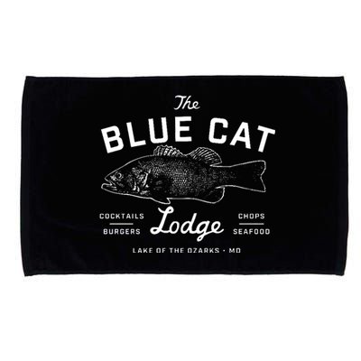 The Blue Cat Lodge Lake Of Ozarks Fish Microfiber Hand Towel